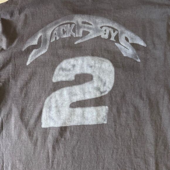 Travis Scott Jackboys 2 Brown Double Sided Long Sleee Shirt Size XL Hip Hop Rap - Picture 7 of 7